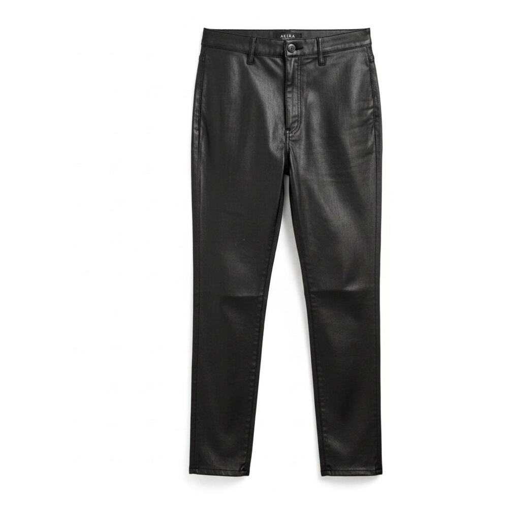 AKIRA Shiny Black Pants, Women's, Size 17